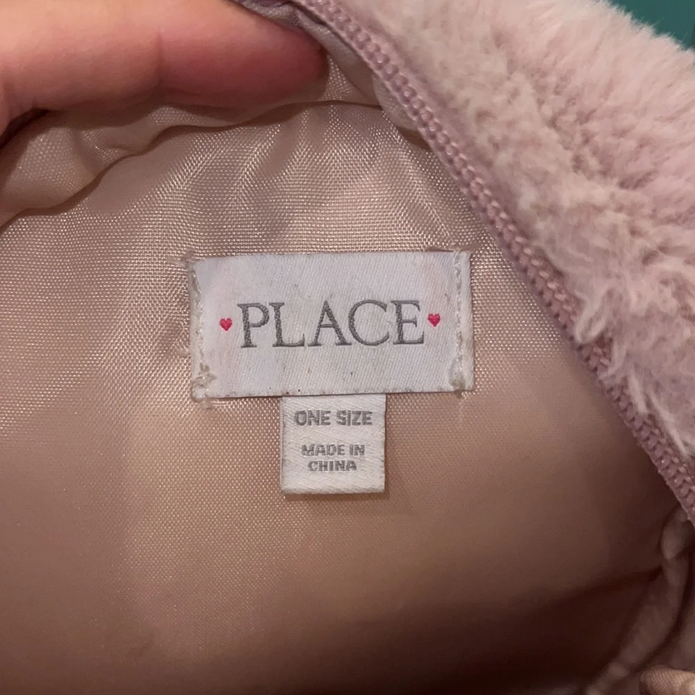 The Children’s Place Pink Furry Kitty 🐱 Backpack